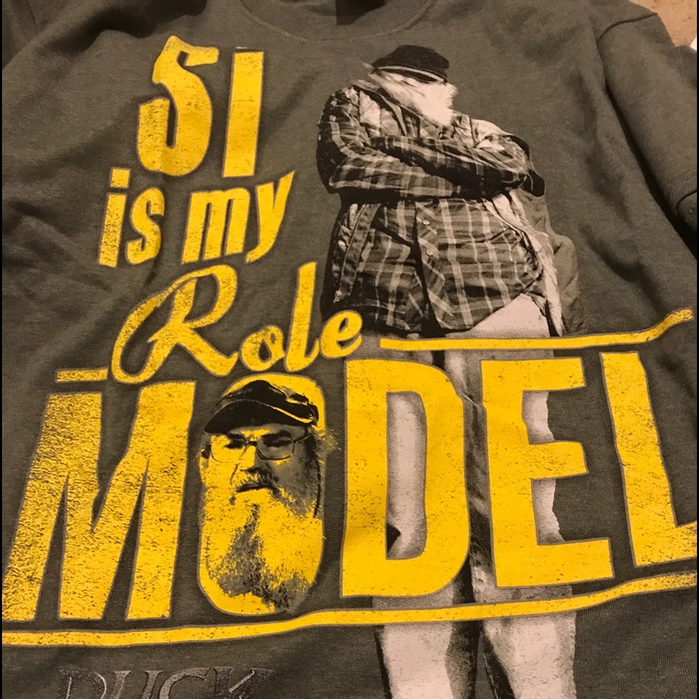 Si Robertson is my role model Shirt green new